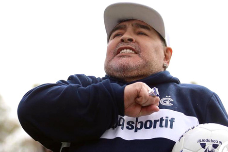 El video motivacional de Maradona para "salvar" del descenso a un club español