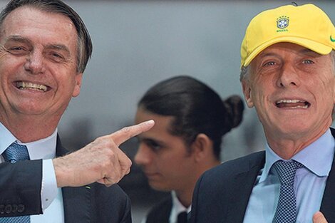 Jair Bolsonaro y Mauricio Macri.