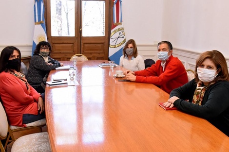 La ministra Cantero se reunió con Amsafé.