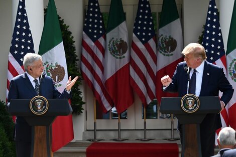 Trump elogió a López Obrador en la Casa Blanca