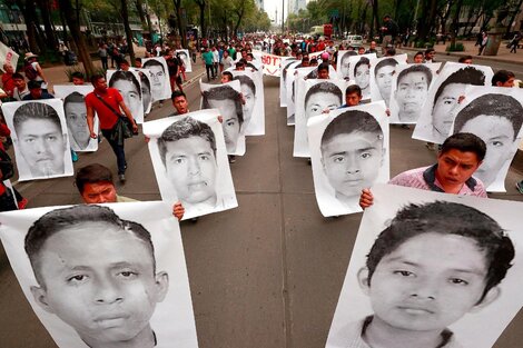 Marcha de 2018 pidiendo el esclarecimiento del caso en Ciudad de México.