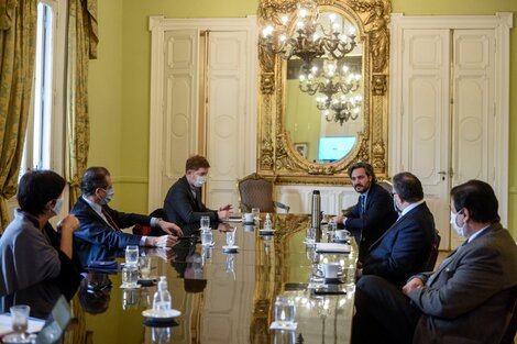 Santiago Cafiero, jefe de Gabinete, encabezó la reunión del equipo económico.