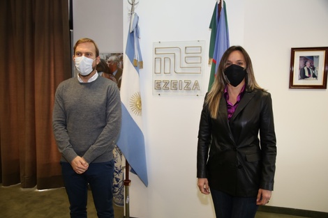 Malena Galmarini activó obras de saneamiento en Ezeiza