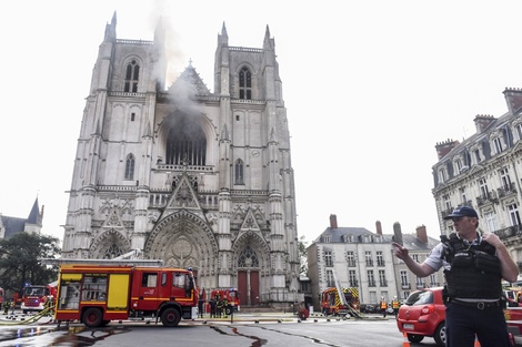 Un incendio que puede ser deliberado