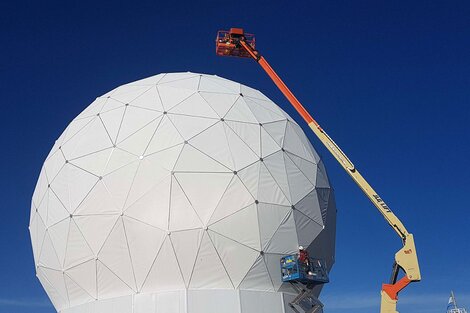 La Estación Terrena de Tolhuin será la primera en recibir datos del SAOCOM - 1B