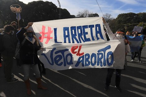 Antiderechos violaron la cuarentena para reclamarle a Larreta que derogue el protocolo ILE