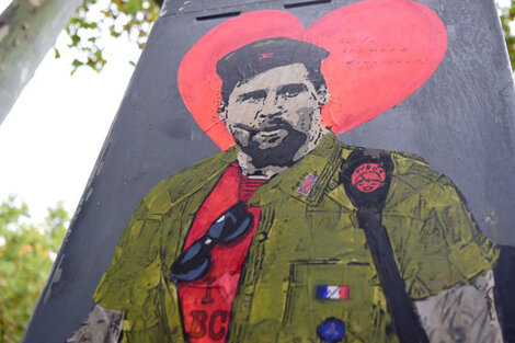 "Hasta siempre, comandante": el grafiti de despedida de Messi