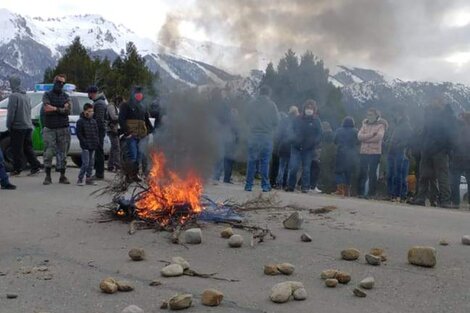 Un violento "banderazo patriótico"