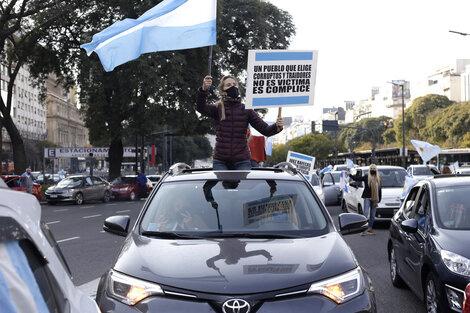 Las fotos del "banderazo" contra la reforma judicial