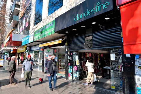 Coronavirus: reabrieron negocios en las avenidas