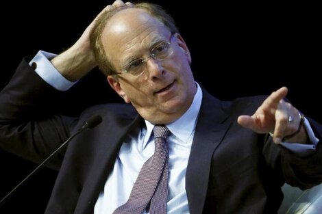 Larry Fink, CEO de BlackRock, el líder de los fondos de inversión acreedores.