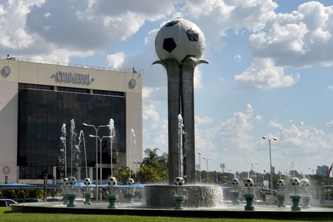 La sede de la Conmebol en Paraguay.