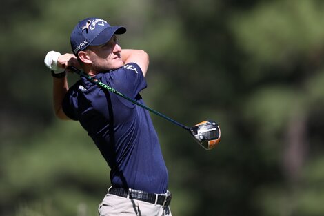 El golfista Emiliano Grillo hizo otra vuelta en el par de la cancha en el primer Grand Slam