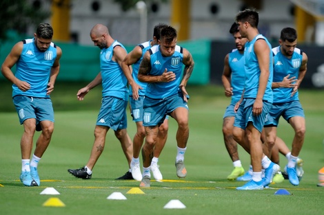 Los jugadores de Racing se encontrarán esta semana en Avellaneda.