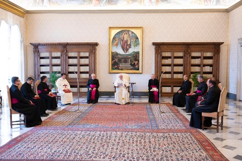 Audiencia general dle Papa en el Palacio Apostólico del Vaticano. 