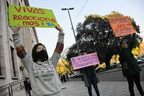 Organizaciones barriales y feministas acompañaron el reclamo de Melisa