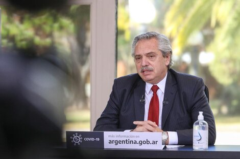 "No nos van a doblegar los que gritan porque los que gritan suelen no tener razón", dijo el presidente Alberto Fernández al terminar un acto por videoconferencia en el que  desde la residencia de Olivos. 