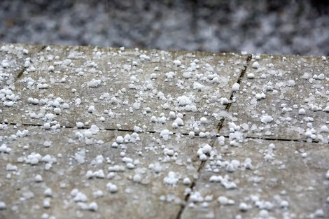 El graupel, el fenómeno meteorológico que trajo la ola polar