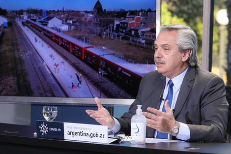 Alberto Fernández hizo el anuncio la noche del viernes. 