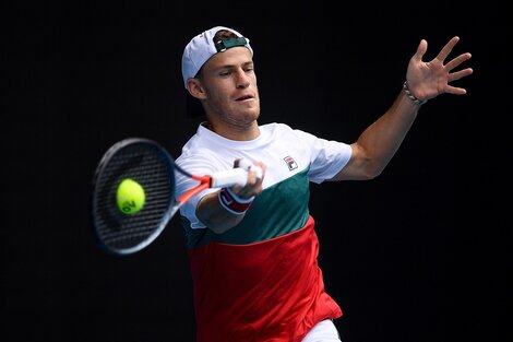 Diego Schwartzman juega en el Masters de Cincinnati