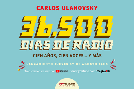 Charla lanzamiento de 36.500 días de radio, por Carlos Ulanovsky