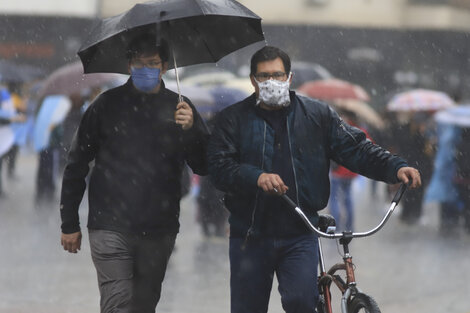 Pronóstico del tiempo: martes frío con lluvias en el AMBA