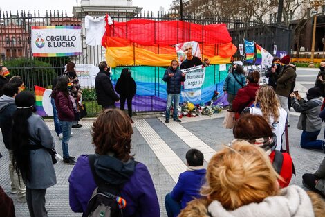 Organizaciones LGBTIQ+ homenajearon a César Cigliutti  