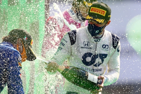 GP de Monza: Hamilton fue penalizado y ganó Pierre Gasly