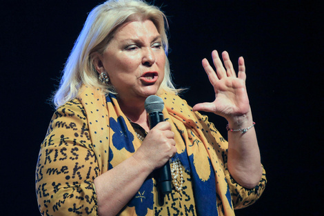 "Es como un soldado de Hitler porque no tiene conciencia, sino fanatismo y obediencia", dijo Carrió.