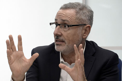 El ministro de Seguridad Marcelo Sain. 