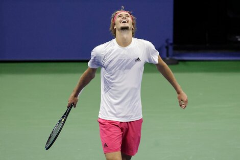 Zverev tuvo que luchar mucho para llegar a la final del US Open