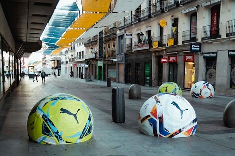 La campaña de Puma y LaLiga duró sólo unos días por las quejas de los peatones madrileños.