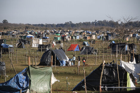 Sigue la tensión en la toma de tierras de Guernica