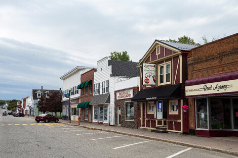 El pueblo de Millinocket, en Estados Unidos, el lugar donde tuvo lugar el casamiento que provocó un contagio masivo de coronavirus.