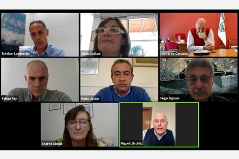 La reunión virtual fue organizada por La Usina Social.