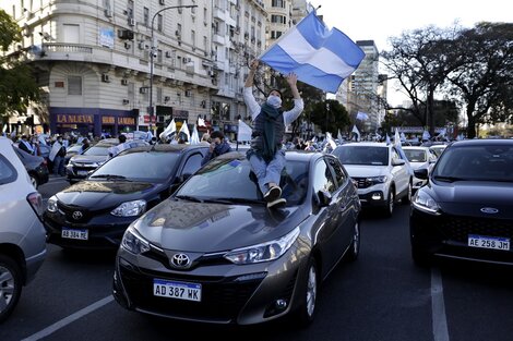 Las mejores fotos del banderazo contra el Gobierno y la cuarentena 