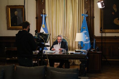 Alberto Fernández ante la ONU: "La vacuna contra el coronavirus tiene que ser un bien público global"