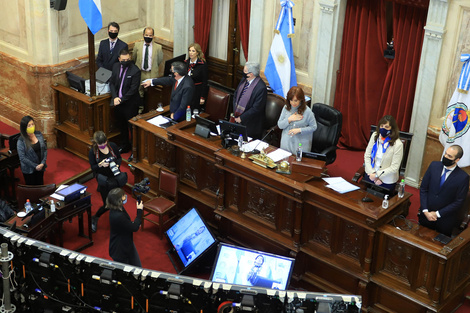 El macrismo busca dirimir en los tribunales la disputa política del Senado