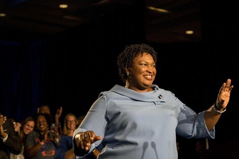 La demócrata Stacey Abrams podría haber sido la primera gobernadora negra de Georgia. 