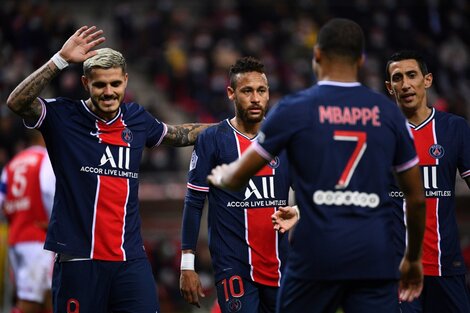 El París Saint Germain ganó con los goles de Mauro Icardi