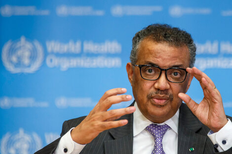 Tedros Adhanom Ghebreysus, titular de la OMS.