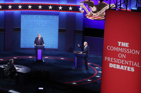 Donald Trump y Joseph Biden siguieron tirándose con todo el día después del debate