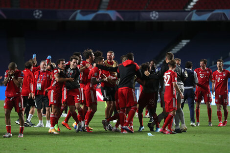 Champions League: las fotos del festejo del Bayer Múnich