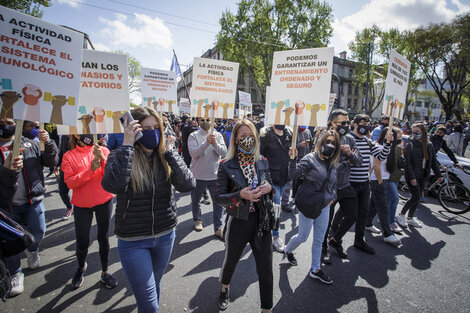 Coronavirus: trabajadores y dueños de gimnasios reclaman por la reapertura