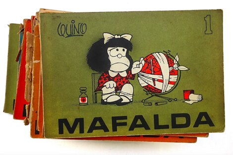 La legendaria tapa original del primer tomo de Mafalda