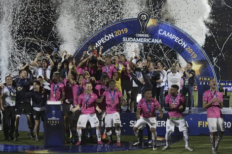 Independiente del Valle, úlltimo campeón de la Copa. En la final venció a Colón de Santa Fe.