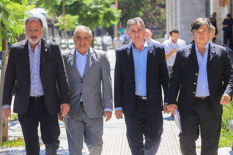 Chemes, Iannizzotto, Achettoni y Pelegrina, las cabezas de la Mesa de Enlace