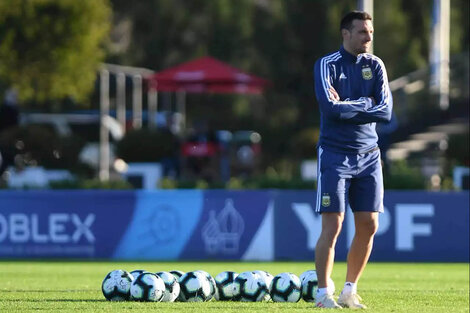 Lionel Scaloni, DT de la Selección. (Fuente: Télam)