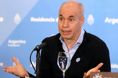 Horacio Rodríguez Larreta, jefe de Gobierno de la ciudad de Buenos Aires. 