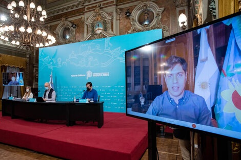 Kicillof: "Iremos abriendo actividades de forma gradual y condicionada por 15 días"